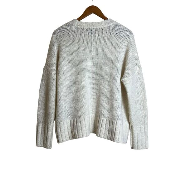 En thread ivory off white wool blend knit sweater. Size small - Picture 5 of 5